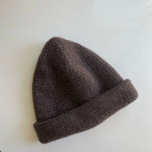 Everlane Brown Knit Beanie